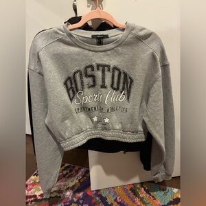 Boston Sports Club Cropped Sweatshirt